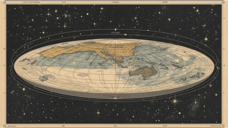 Curved Earth seen from space with an open Bible overlay, symbolizing harmony between Scripture and creation