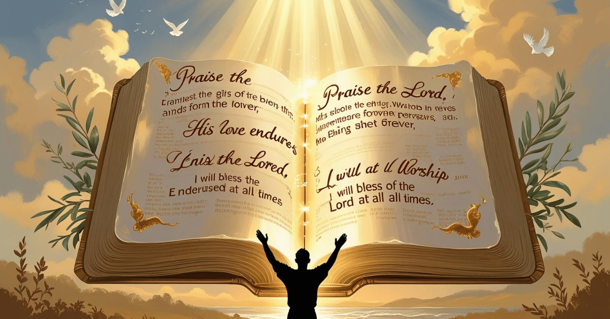 Praising Scriptures from the Bible