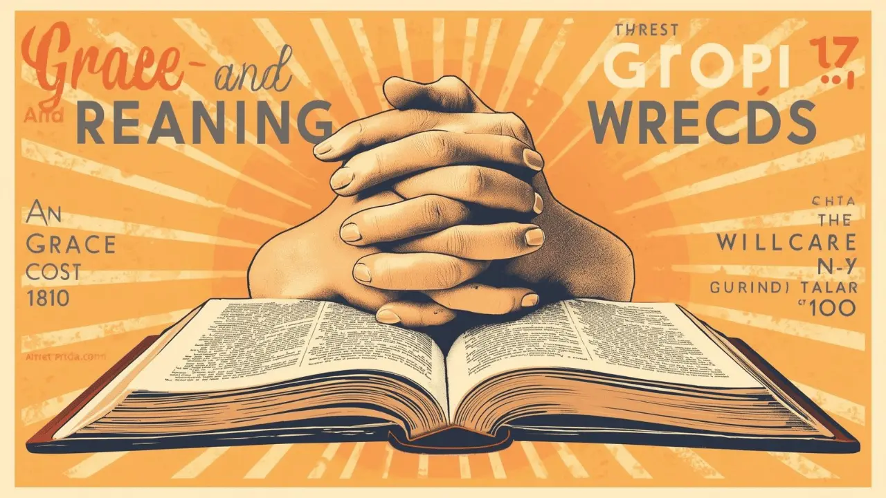 Young woman praying quietly with an open Bible, reflecting on patience and kindness in love