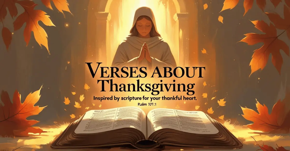 Bible Verses About Thanksgiving and Gratitude In 2025
