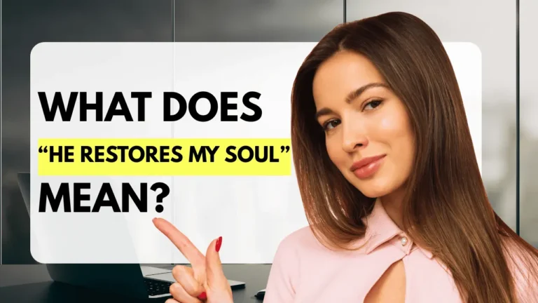 To fully grasp the depth of Psalm 23:3, it is important to understand what the word “restore” means in its biblical context