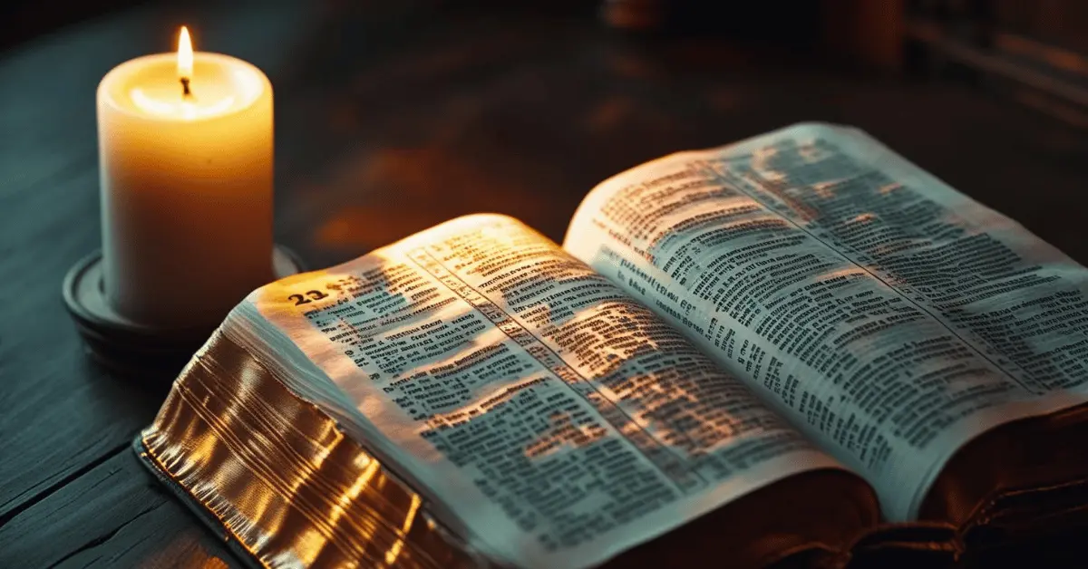 Open Bible with Psalms, reflecting spiritual depth and connection with God