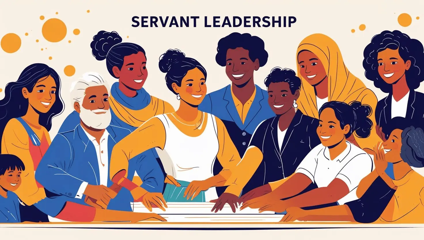 The ultimate example of servant leadership is Jesus Christ. His leadership, which wasn't about exerting power