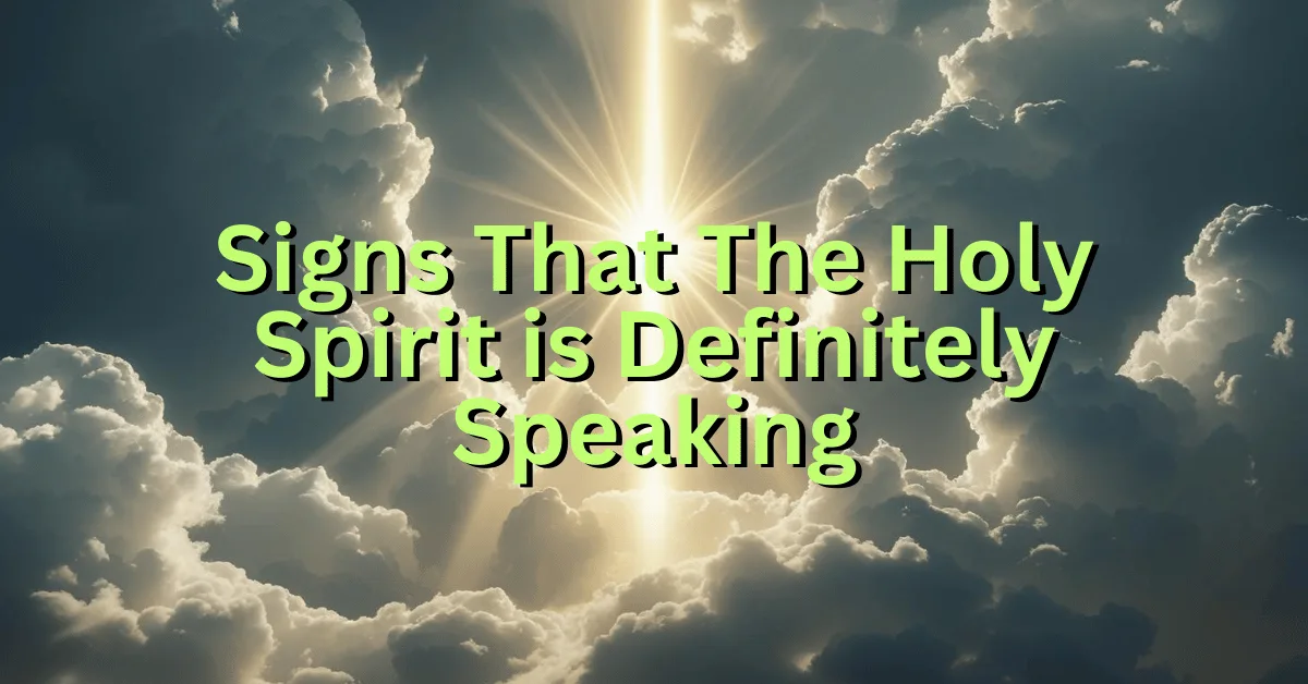 The Holy Spirit guiding through light and clarity, symbolizing divine communication