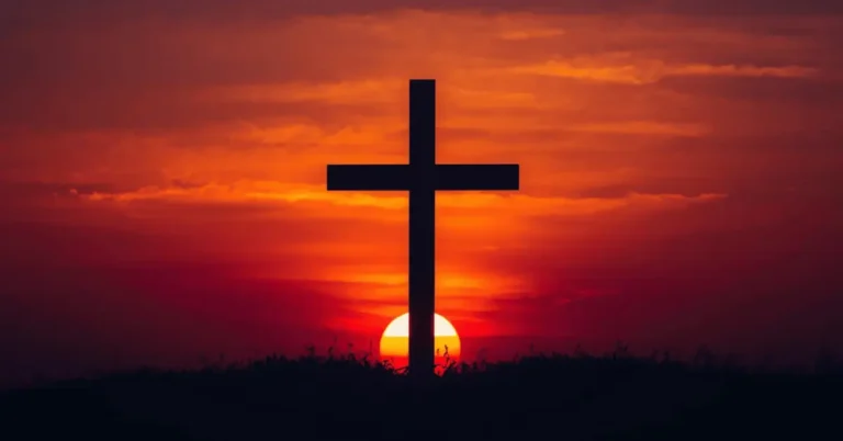 Jesus on the cross saying it is finished