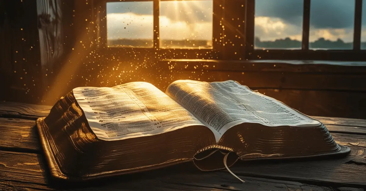 Open Bible — 8 Psalms for Holding On to Faith During Storms