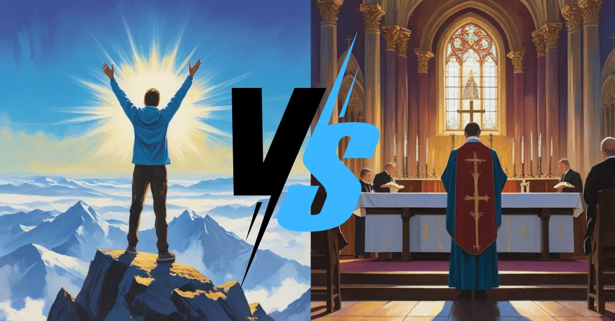 what is a born again christian vs catholic