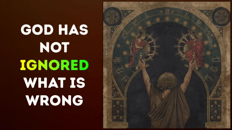 A quiet scene symbolizing God’s justice and mercy during times of injustice