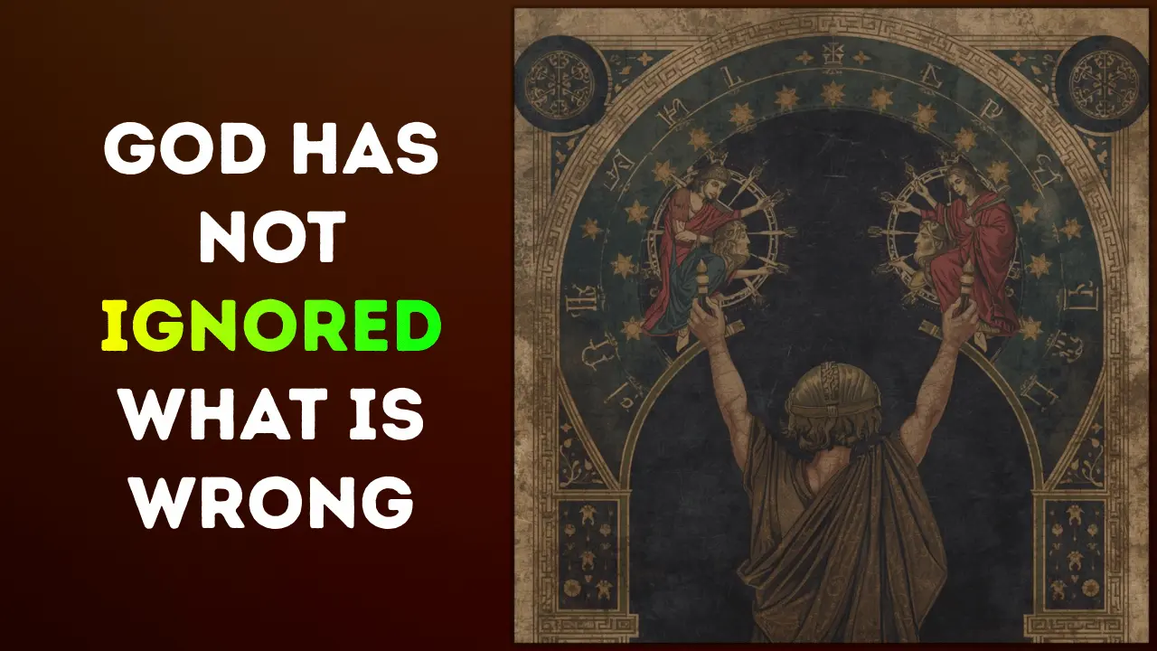 A quiet scene symbolizing God’s justice and mercy during times of injustice