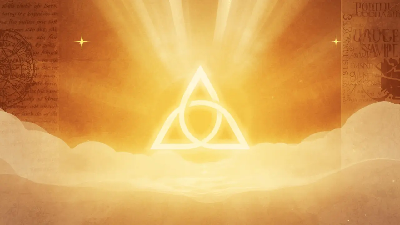 Symbolic illustration of the number three representing divine completeness in the Bible