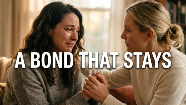 Close connection between two women symbolizing strong sisterhood and faith-based support