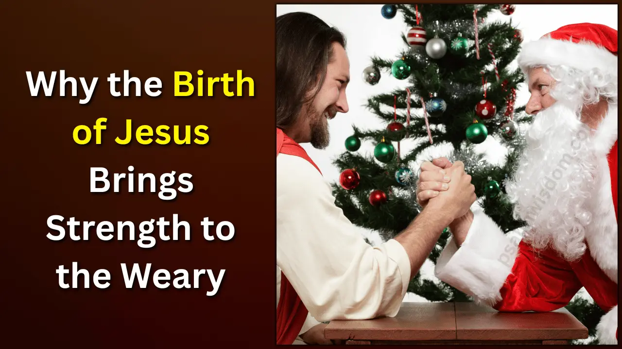 the story of Jesus’ birth offers a steady source of reassurance. The Christmas narrative provides strength