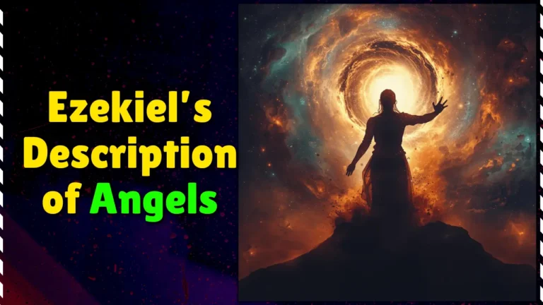 In the Book of Ezekiel, angels appear as immense, radiant beings intertwined with fire, movement, and divine authority