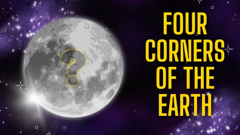 Illustration showing the four corners of the earth in biblical context