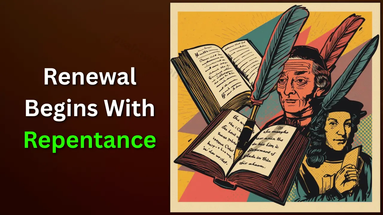 Reformation began with honest reflection and the recognition that spiritual renewal was necessary