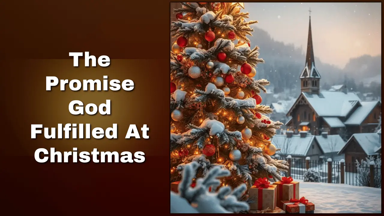 Christmas faith message about trusting God’s promises