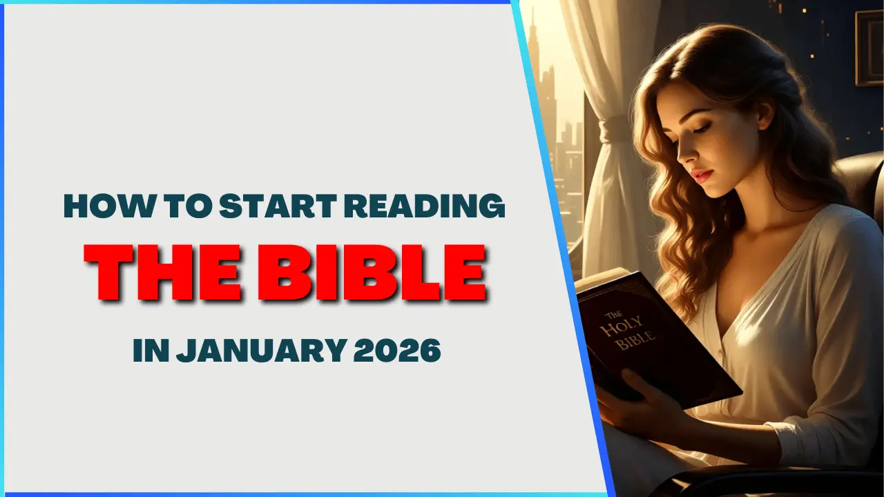 Beginner reading the Bible in January for daily spiritual growth