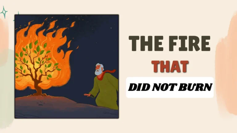 the spiritual lessons behind Moses and the burning bush in the Bible