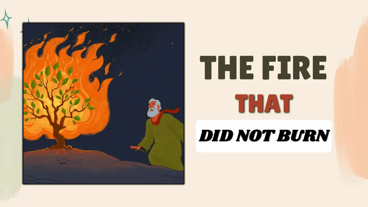 the spiritual lessons behind Moses and the burning bush in the Bible