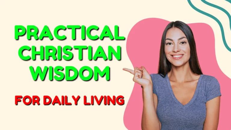 Walking daily with God through practical Christian wisdom