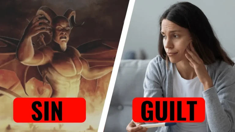 the biblical meaning of sin and guilt and how Christians are meant to live in grace, not shame