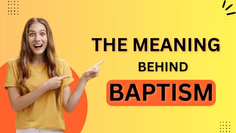 What does baptism mean in Christianity? Learn its purpose, symbolism, and significance.