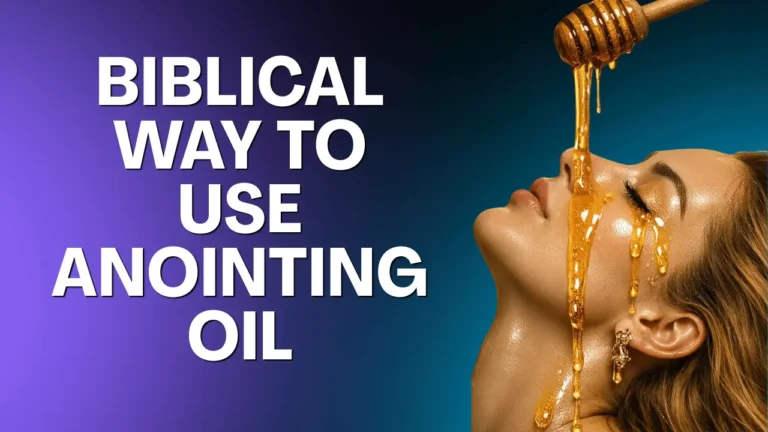 Before using Christian anointing oil, understand what Scripture truly teaches.