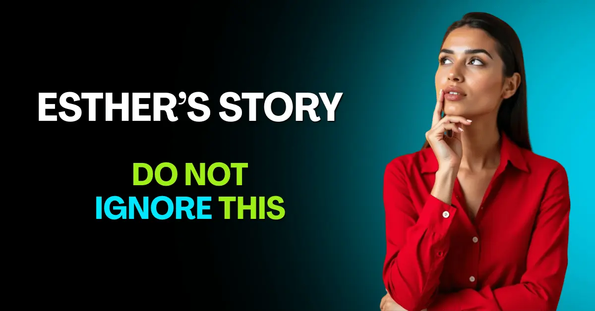 Stepping forward can feel risky. Esther’s story shows why it matters.