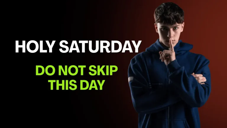 Understanding Holy Saturday deepens your understanding of Easter