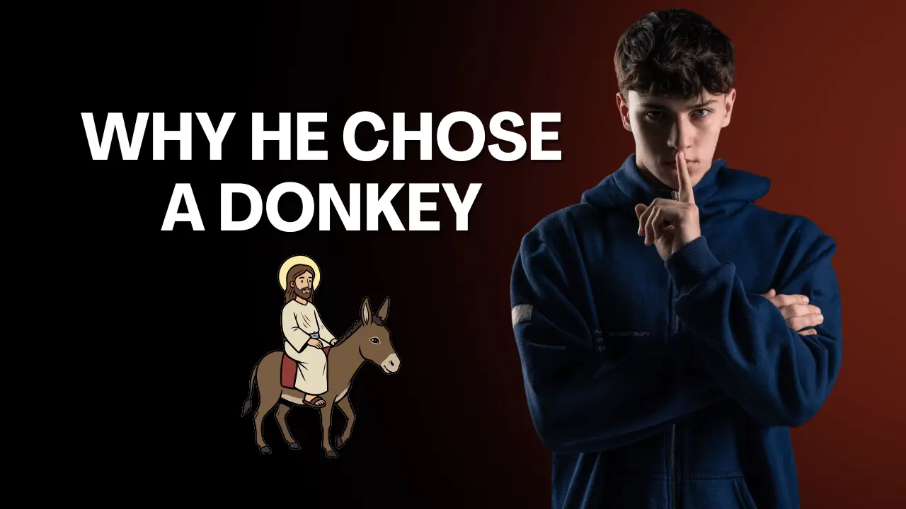 Jesus chose peace over power. Here is why the donkey matters.