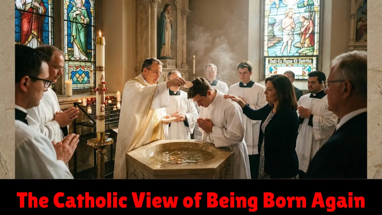 Learn the meaning of being born again in Catholic teaching and why it matters today.