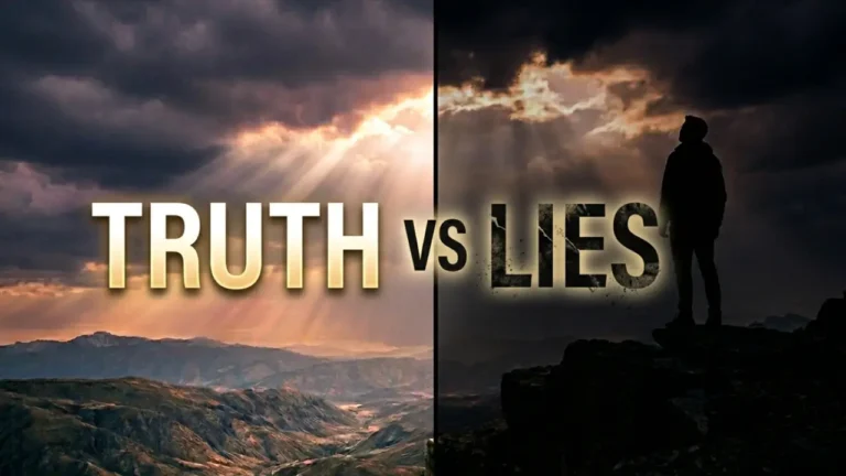 Explore John 8:44 in context and understand the difference between truth and lies.