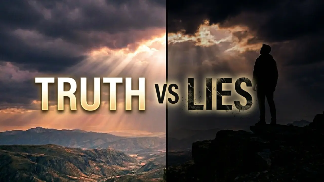 Explore John 8:44 in context and understand the difference between truth and lies.