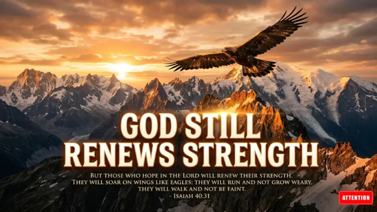 Isaiah 40:31 explained simply and deeply. Learn what it means to wait on the Lord and receive new strength.
