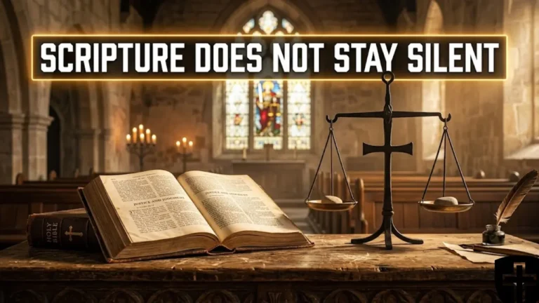 Open Bible on a desk representing oppression and divine justice in Scripture