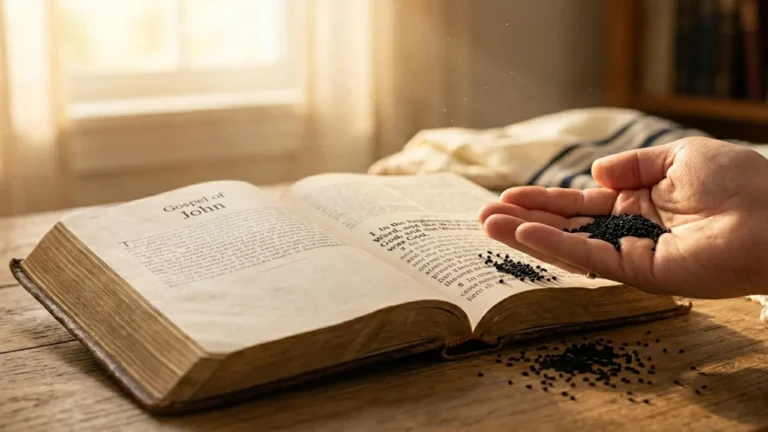 spiritual benefits of black seed and how it points to God’s wisdom, provision, and unseen work in life.