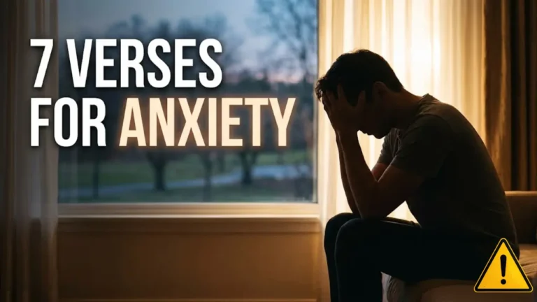 person finding peace through scripture and faith