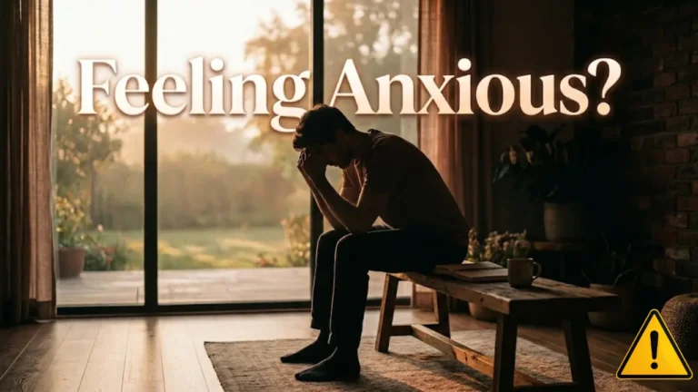 person feeling anxious finding peace through biblical teaching