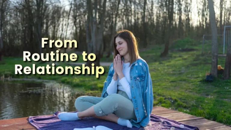 Symbol of renewed faith and walking in a real relationship with God