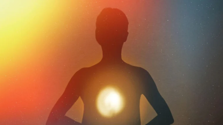 Human silhouette showing inner heart struggle representing sin as a condition not just actions