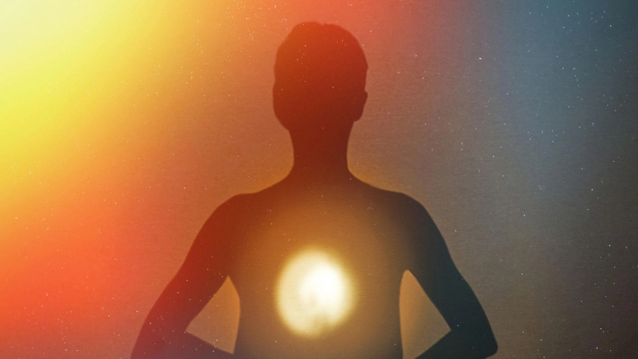 Human silhouette showing inner heart struggle representing sin as a condition not just actions