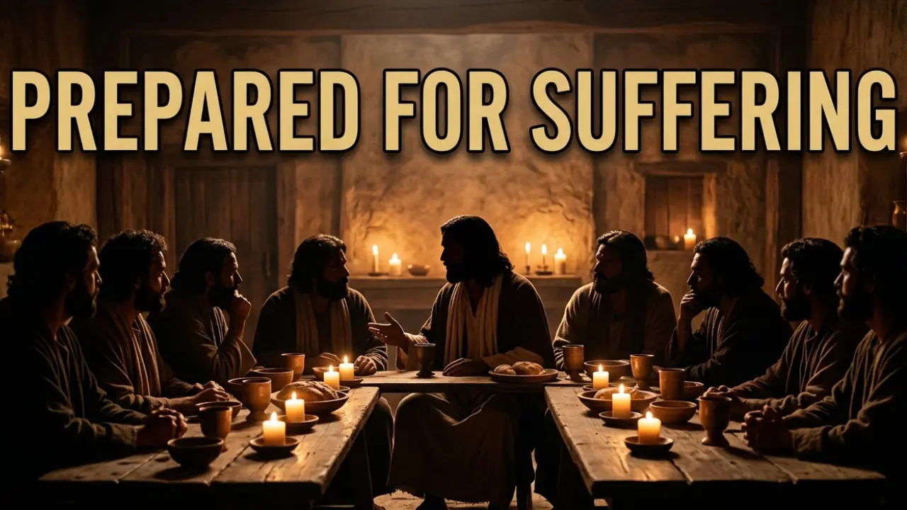 Jesus teaching His disciples during the Farewell Discourse in John 13–17