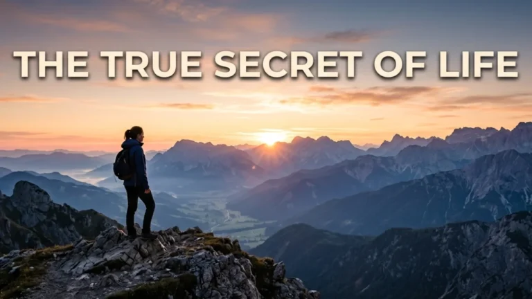 Person standing at sunrise representing the biblical meaning of life
