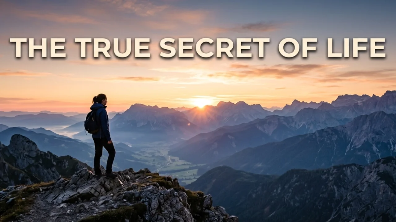 Person standing at sunrise representing the biblical meaning of life