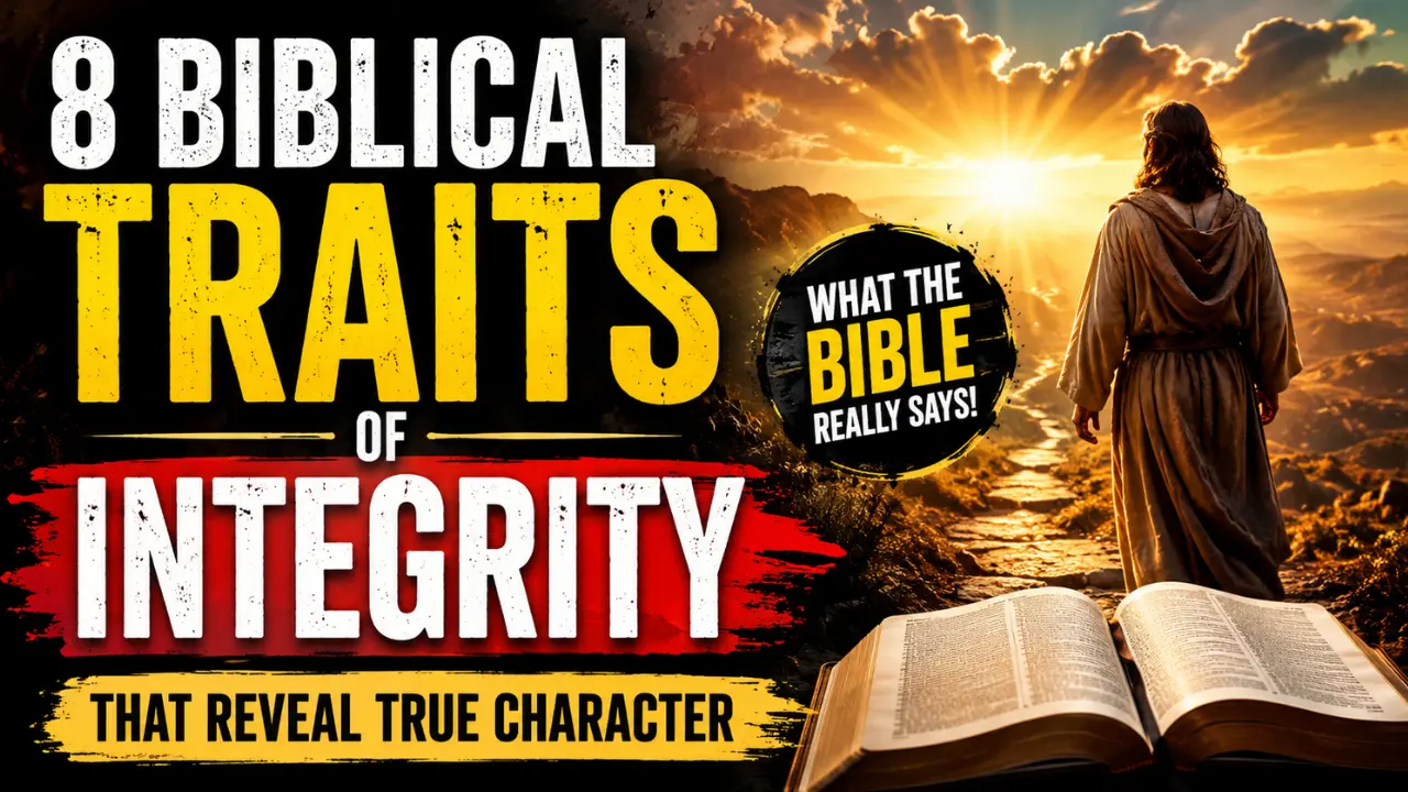 Christian blog featured image highlighting the traits of integrity, character, and obedience found in Scripture.