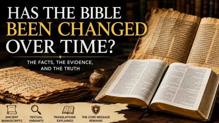 Learn what people mean when they say the Bible changed, how scholars study manuscripts, and why the answer needs careful context.