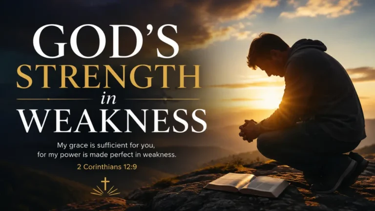 God does not ask you to fake strength when life feels too heavy. Scripture shows how He carries believers through weakness, pressure, and deep pain.