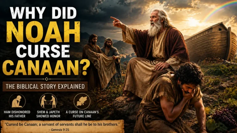 Why did Noah curse Canaan instead of Ham? Genesis 9 gives clues through family lines, dishonor, and Israel’s later history.