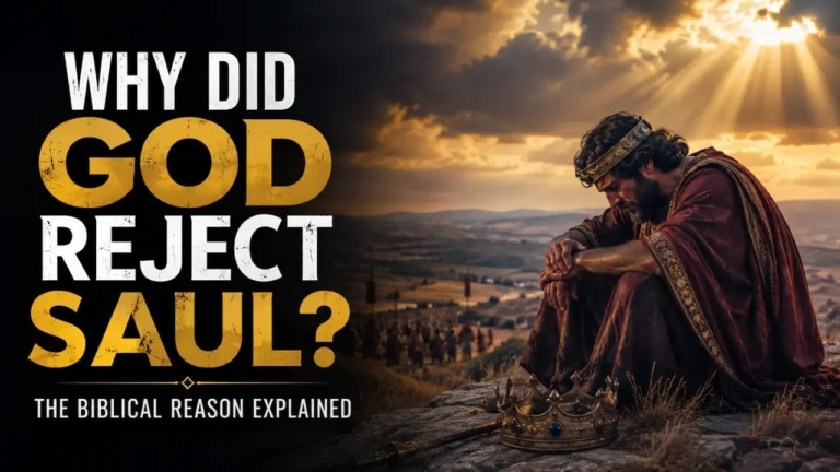 Saul lost the kingdom because he feared people, disobeyed God’s word, and tried to cover rebellion with religious excuses.