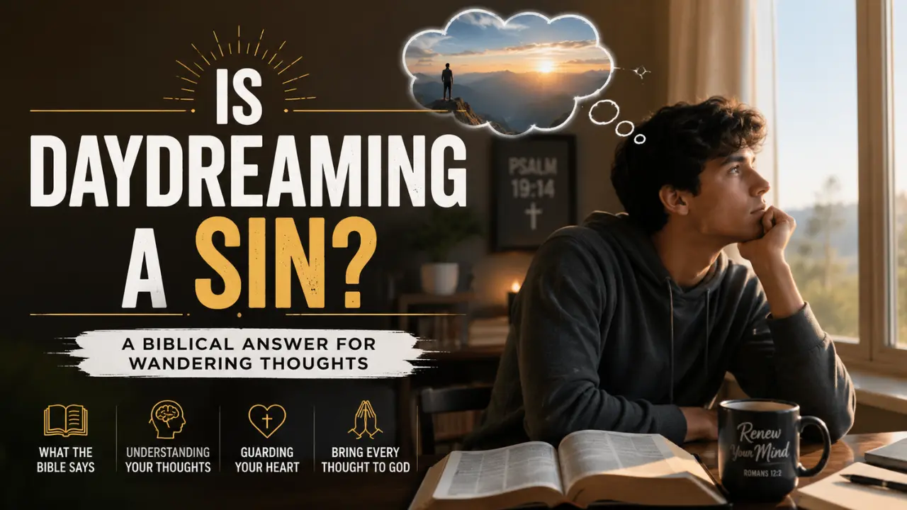 Daydreaming becomes sinful when it feeds desires God forbids. This guide explains how Christians can handle imagination with grace and truth.